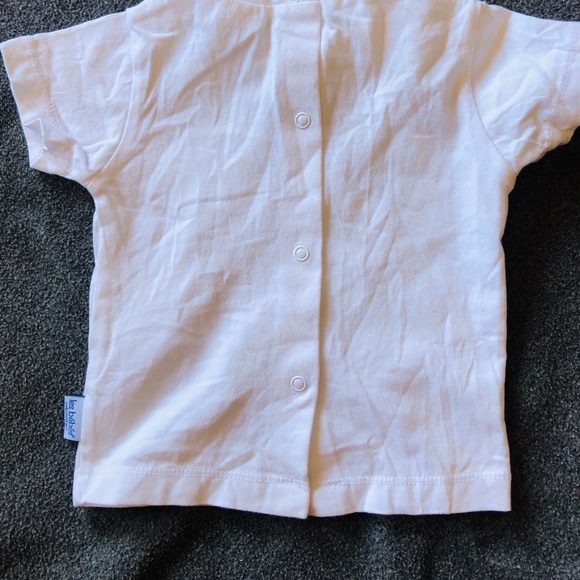 Les bebes White top with designs size 6M L- 68cm - Picture 3 of 3